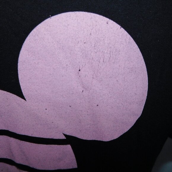 Disney x NEFF Mickey Mouse Ears head Black Pink Blue Graphic T Shirt Mens M - Picture 8 of 8